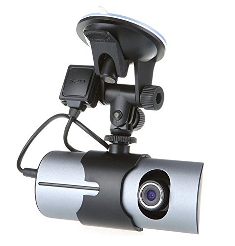 Yuyitec, videocamera per auto DVR R300, con modulo GPS, schermo da 2,7 pollici, Dash Cam per il cruscotto, portatile