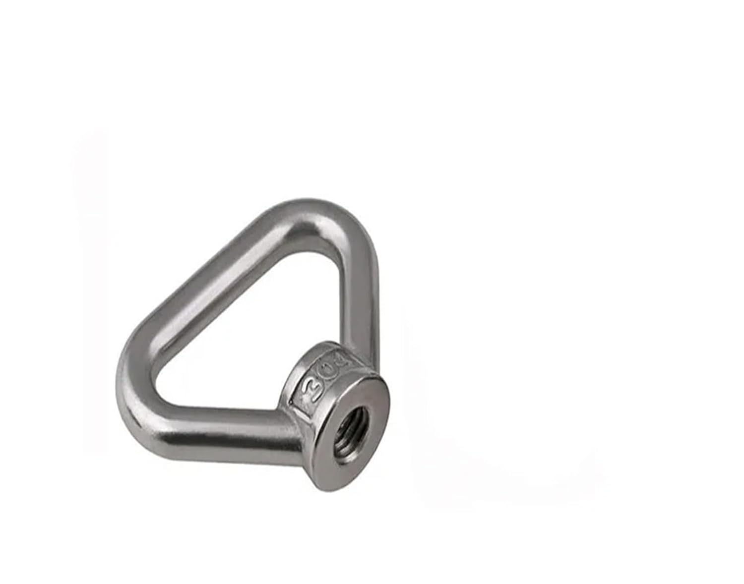 Triangle Ring Shape Lifting Eye Nut, Triangle Ring nut M3 M4 M5 M6 M8 M10-M24 304 Stainless Steel Marine Lifting Eye Nut Ring Nut Thread(Triangle,M24 1pieces)