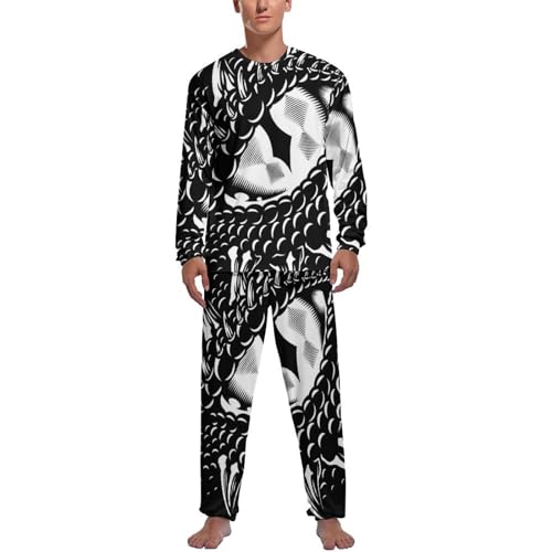 Pyjama homme haut et bas coupe droite pour un confort thermique nocturne optimal