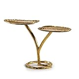 MESA AUXILIAR 75X34X47 METAL DORADO