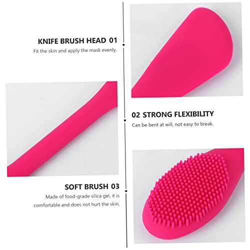 FRCOLOR 2 Pçs Escova De Limpeza De Silicone Escova De Limpeza Facial De Silicone Escova De Maquiagem