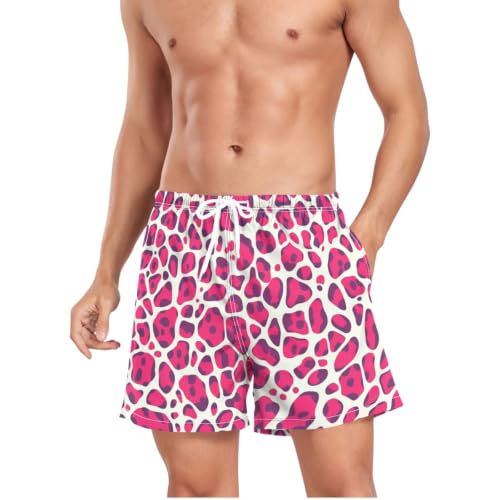 Pantalones cortos de playa para hombre que evitan rozaduras gracias al secado rápido rosa 4