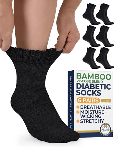Pembrook Bamboo Ankle Socks Black