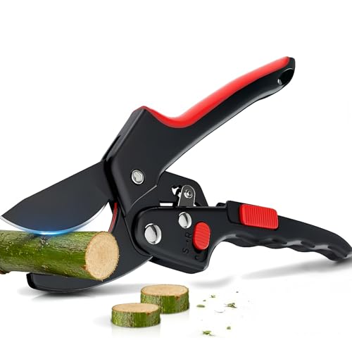 Ratchet Secateurs SK-5 Steel, 3X Power, 3/4 in Cutting Width