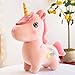 LEIhhdy 25cm-105cm Große Größe Kawaii Einhorn Stofftier süßes Plüschtier Kissen süße Unicornio Puppe Kawaii Zimmerbett Dekor Geburtstagsgeschenk für Kinder-65cm,Pink
