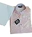 Men's Embroidered Sequined Kurta with White Pyjama Set Indian Traditional Party Wear Outfit (Circle Pink, M)