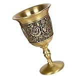 FUNOMOCYA Retro Weingoblet Eleganter Becher für Spirituosen Geeignet für Zuhause Hochzeiten Feiern Dekoration für Besondere Anlässe