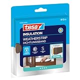 tesa INSULATION Dichtungsband S - 6 m x 9 mm x 4 mm - Braun