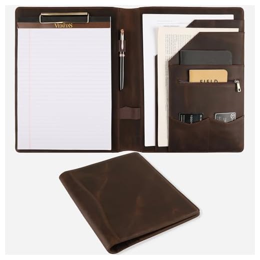 GZRHKJ Pasta de couro genuíno para canhotos, organizador de fólio fino de negócios, pasta de currículo, pasta de documentos A4, bloco jurídico para homens e mulheres