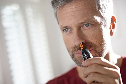 Philips Norelco NT5175/49, Nose Hair Trimmer 5100,Washable Mens Precision Groomer for Nose, Ears, Eyebrows, Neck, and Sideburns