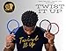 Twist It Up Comb (Bond Black) - Alternative for Hair Sponges, Creates Curls and Twists for Black Men, Tennis Racket Design