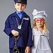 Dohia Police Badges for Kids Pretend Play Officer Badge Detective Badge Cop Badge Costume Gear Detective Sheriff FBI Secret Agent Swat Cop Toy Accessories ST1-JHPGXL (Gold)