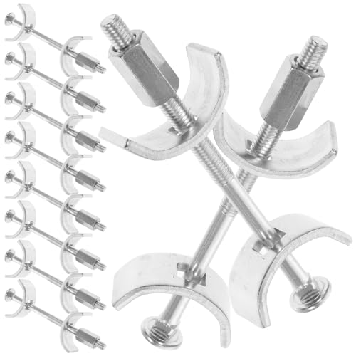 JHKNNK Pernos de Encimera de Cocina 10 Piezas 6x100 Mm Conectores de Unión para Muebles Sujetador de Juntas de Encimera Resistente y Estable para Instalación en Superficies de Trabajo