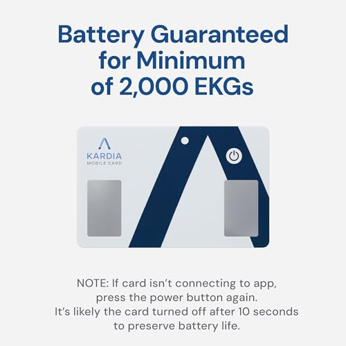 KardiaMobile Card Credit-Card Sized EKG, Medical-Grade & FDA-Cleared Personal Heart Monitor, Bluetooth Enabled, On-The-Go Check-Up Anywhere, Compatible with Most Smartphones, No Subscription Required - image 4