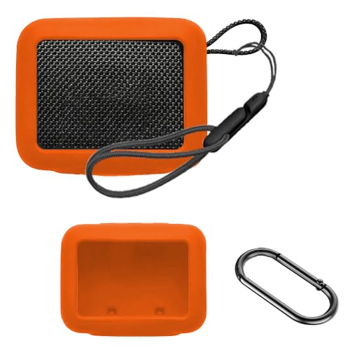 YCJDP �ی�J�o�[ for JBL GO5 Bluetooth�X�s�[�J�[ �p�P�[�X/�����h�~�o�b�N���t�� �ی���[ �V���R���J�o�[ �_�炩�� �h���h�o �y�� �ϏՌ��� ���L�� �ϋv�� �\�t�g �Ռ� �z�� (�I�����W)