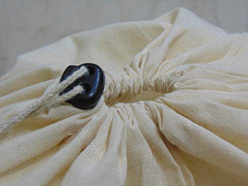 Hb 4-Pack Cotton Breathable Dust-Proof Drawstring Pouches 19" X 24" Multi-Functional Luggage Organizer Storage Bags Cover For Shoes, Handbags, Backpacks (X-Large) #TOP5