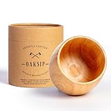 Oaksip The Original Wooden Bourbon Drinking Glass Bourbon Gifts for Men | Wooden Old Fashioned Glass | Great Whiskey Gifts for Husband, Dad, or Brother | Perfect Present For Men Who Have Everything