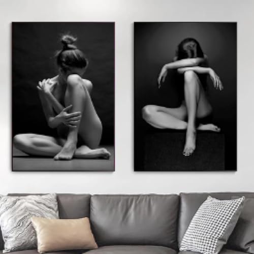 Affiches d'art corporel abstrait pour décorer un grand mur de chambre