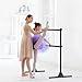 SELEWARE 5 FT Height Adjustable Ballet Barre Freestanding Ballet Bar Heavy Duty Dance Bar Support Barre Movements Body Stretch Pull-ups, Sturdy Construction and Anti-Slip, Supports 350 lbs