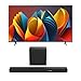 Hisense Bundle of 65E7NQ 164 cm (65 Zoll) Fernseher, 4K UHD, QLED, HDR10, HDR10+ decoding, HLG, Dolby Vision Atmos, 60Hz Panel, Smooth Motion, Bluetooth, Alexa Built HS3100 3.1
