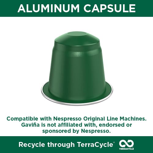 Cafe La Llave Espresso Pods: 40 Recyclable Aluminum Pods, Intensity 11 Dark Roast Latin-Style Coffee, Compatible with Nespresso Original Line Machines - Bold, Rich Flavor