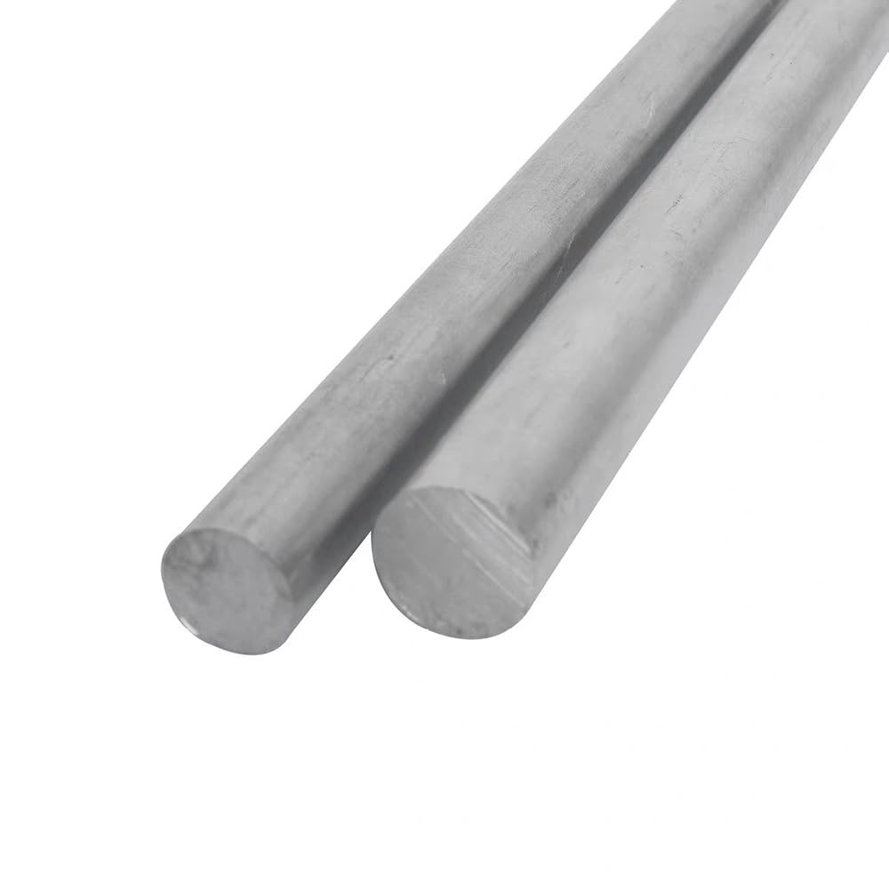 Pręt okrągły aluminiowy 6061, solidna średnica 5-60 mm X długość 500 mm, pręt ze stopu srebra do obróbki, majsterkowania i projektów konstrukcyjnych(30mm)
