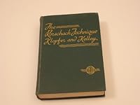 The Rorschach technique;: A manual for a projective method of personality diagnosis, B0007DUGG8 Book Cover