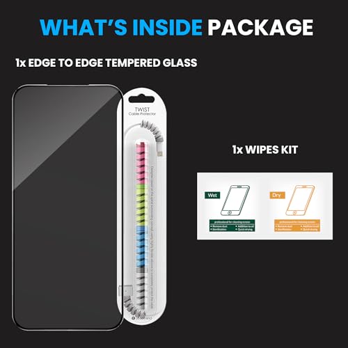Image of ArmourPro Military Grade Gorilla Tempered Glass Screen Protector for Honor 200 Lite 5G with Edge-to-Edge Protector Coverage, Cable Protector and Easy Installation kit (6.7 Inch)