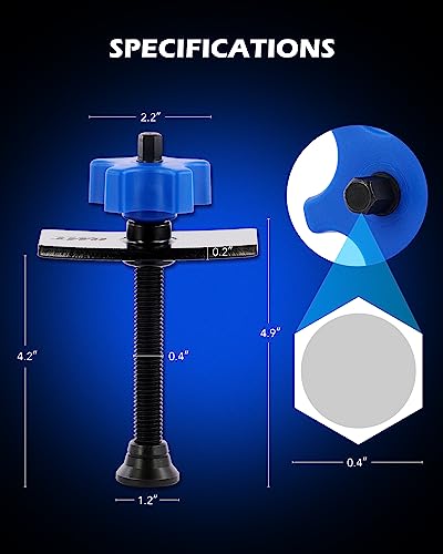 Image of OMT Brake Pad Spreader and Piston Compressor Tool with Swivel Joint