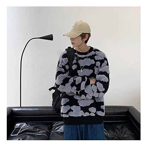 (Wool) Sweater Fashion Sweater Men Knited Sweaters Vintage Men Harajuku Clothes M-2XL Sweater(A,M)3