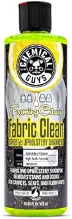Chemical Guys CWS20316 Foaming Citrus Fabric Clean Carpet & Upholstery Cleaner (Car Carpets, Seats & Floor Mats), 16 fl oz, Citrus Scent