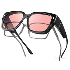 Matte Black Frame Pink Lens