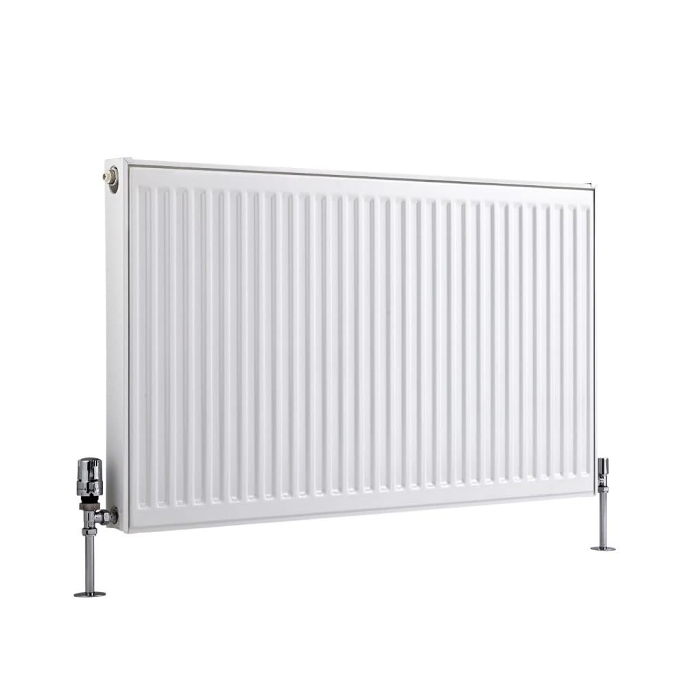 Milano White Compact - Type 21 Double Panel Radiator 600Mm X 1100Mm