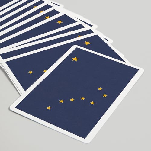 Alaska State Flag naipes póker 52 cartas para adultos miniatura 5