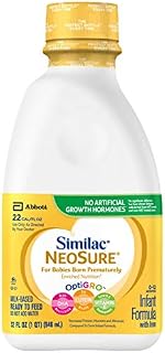Similac NeoSure Infant Formula with Iron, For Babies Born Prematurely, Ready-to-Feed bottles, 1