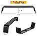 Trailer Fenders 2 Pack Tandem Axle 10'' x 72'' x 13'' Heavy Duty Steel for Car Haulers, Utility, and Landscape Trailer