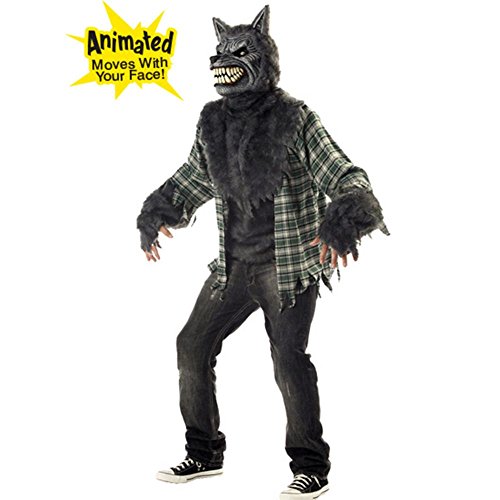 Mens Large Full Moon Madness Fancy Dress Adult Halloween Costume Outfit (disfraz)