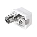 Produktbild Koaxial Winkel Rundkupplung 9,5mm, Schraubbefestigung