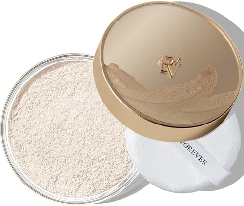 FV Translucent Powder Setting Powder, Lightweight & Oil-control, Long Lasting, Matte Finish, Talc-free Baking Powder Makeup, For Fair to Medium Skin Tones, 01 Translucent-Ivory