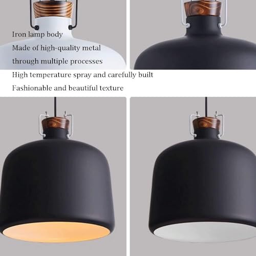 Lustre plafond suspendu macaron en métal réglable LWX - 6