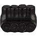 Morris Products 97514 Black Insulated Multi-Cable Connector ? 4 Wire Ports, 4-14 Wire Range, Slotted Allen Hex ? 1.92? L x 1.45? H ? Single Entry ? Small Wire Range, 5-Pack