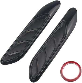 Hood Air Vents Decorative for Car Hood Scoop Air Intake Grille Inlet Trim Decor Cover Bonnet Vent Cover Accessory