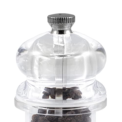 Cole & Mason H57501P 575 Clear Pepper Mill, Precision+, Acrylic, 105 mm, Single, Includes 1 x Pepper Grinder - Image 4