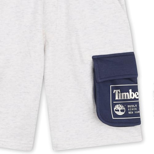 Bermudas para niño en tejido resistente color gris Timberland 4