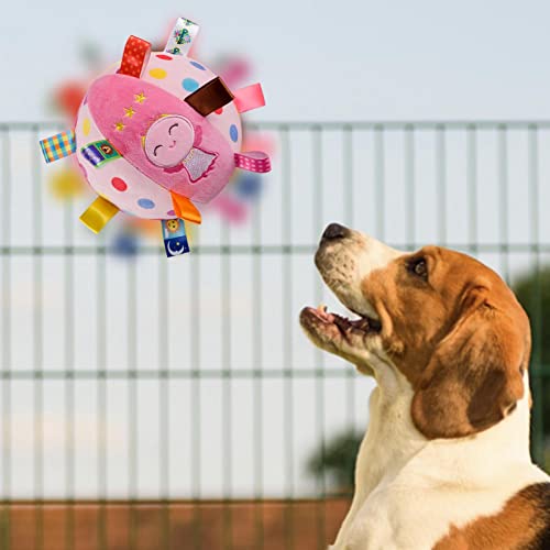 Cão Brinquedo Bola - Bola de Cachorro de Busca Interativa de 6 polegadas com Som Squeaky Divertido -