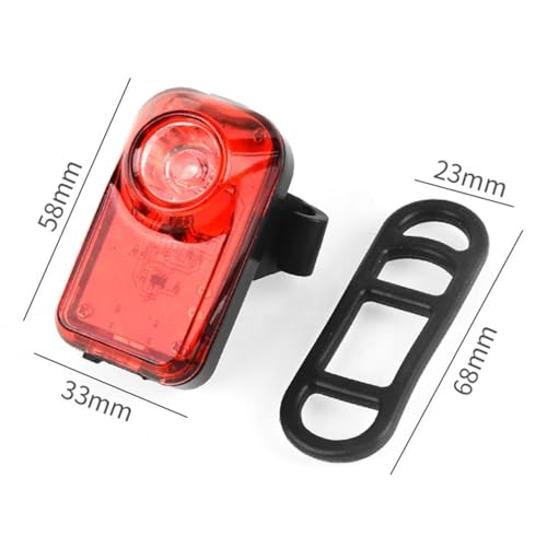 Luz trasera para bicicleta portátil contra accidentes de tráfico 6