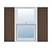 Ekena Millwork Lifetime Vinyl LJ4S14X04700FB Standard Four Board Joined, Board-n-Batten Vinyl Shutters, w/Installation Shutter-Lok