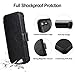 VANAVAGY Compatible for iPhone SE2/SE3/8/7 Wallet Case, PU Leather Flip Phone Cover with Wrist Strap for Wireless Charging with RFID Blocking Card Holder and Screen Protector,Black