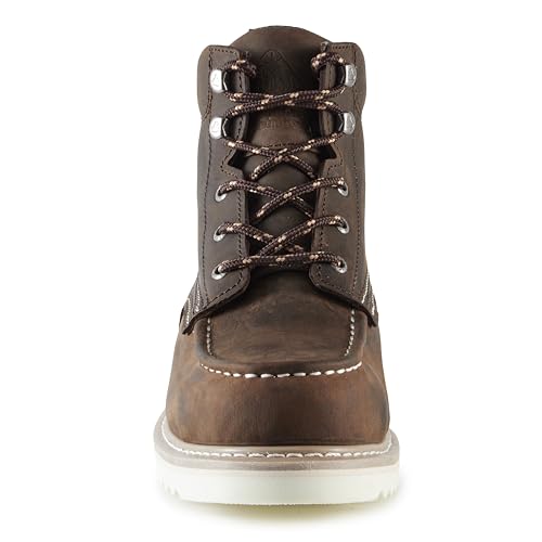 Image of Golden Retriever Work Boots for men Waterproof Comfortable 6 inch Full Grain Tumbled Leather Welt Slip and Oil-Resistant STEEL /SOFT Toe Construction Boots G6192D G6158ST G6282D G6258ST