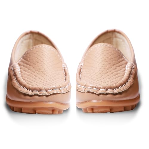 Image of Boys Girls Loafers Dress Flats Slip-On Oxford Casual Moccasins School Walking Boat Shoes(Toddler /Little Kid /Big Kid)